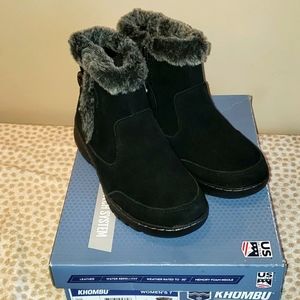 Khombu Women Boots, Size 7 Color Black